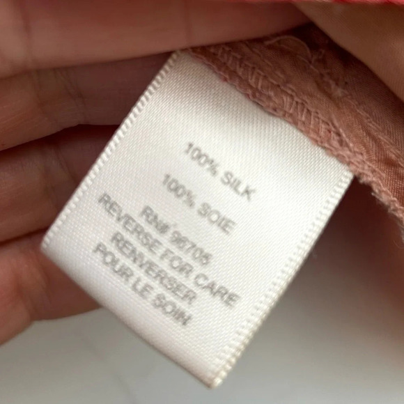 Rebecca Taylor Silk Floral Blouse, size 0 - Picture 9 of 10